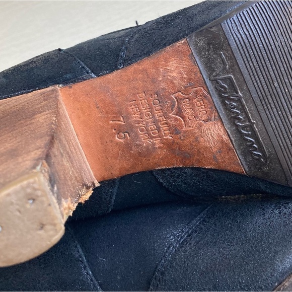 Matt Bernson Valentino Fur Lined Fold Over Booties Size 7 - Picture 5 of 9